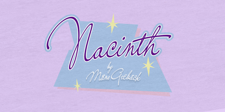Nacinth Font Poster 7
