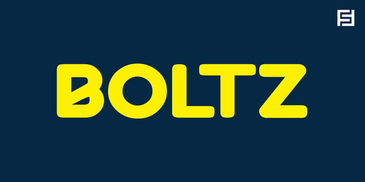 Boltz Font Poster 1