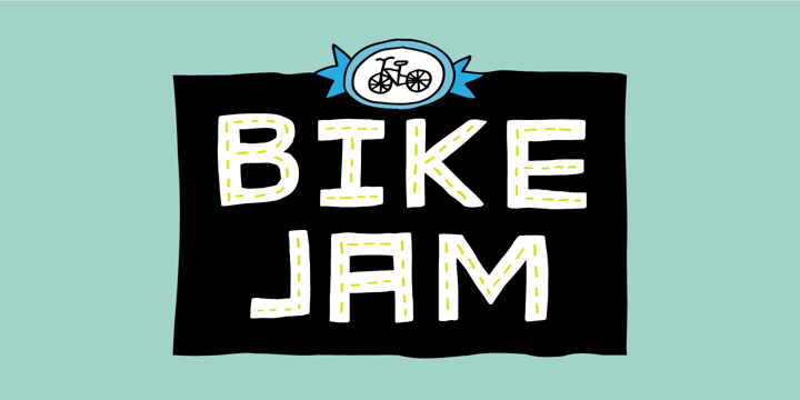 Bike Jam Font Poster 1