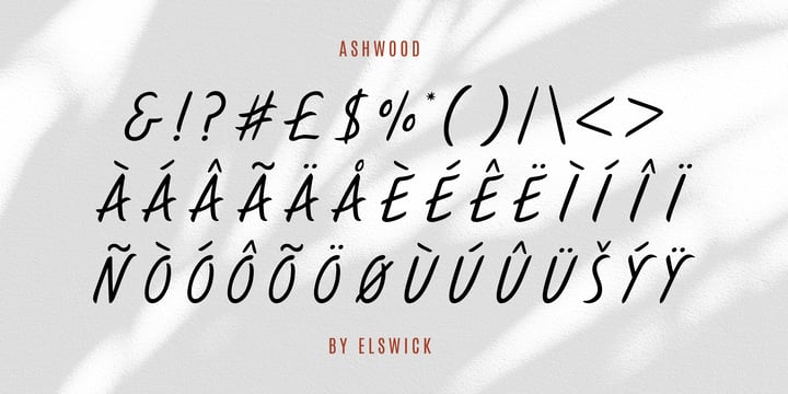 Ashwood Font Webfont Desktop Myfonts