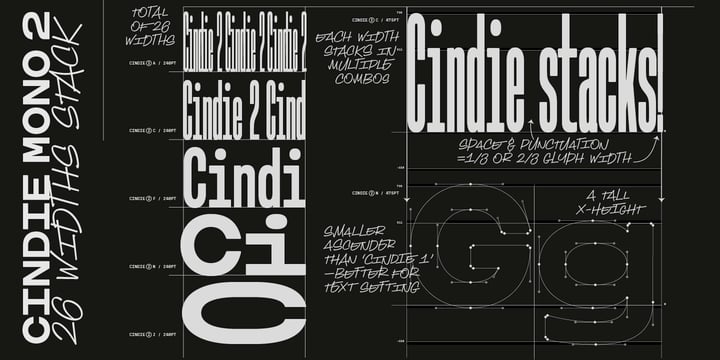 Cindie 2 Font Poster 7