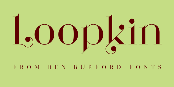 Loopkin Font Poster 1