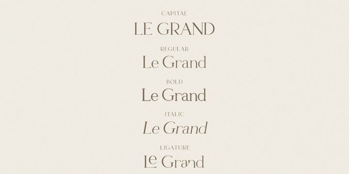 Le Grand Font Poster 9