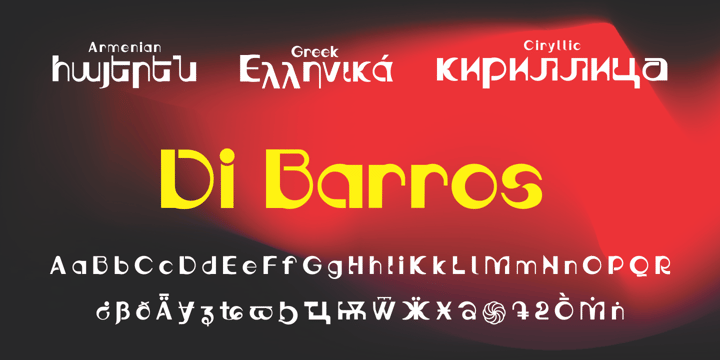 Di Barros Font Poster 1