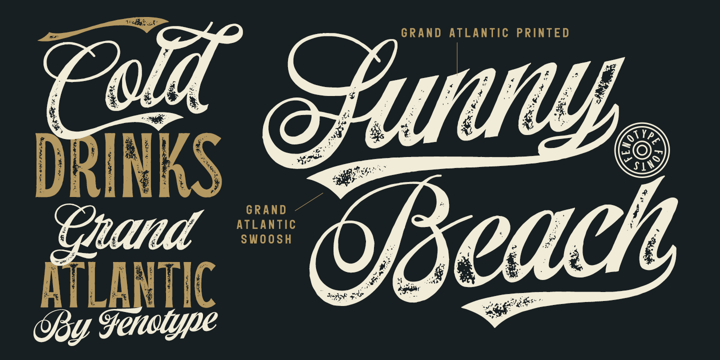 Grand Atlantic Font Poster 10
