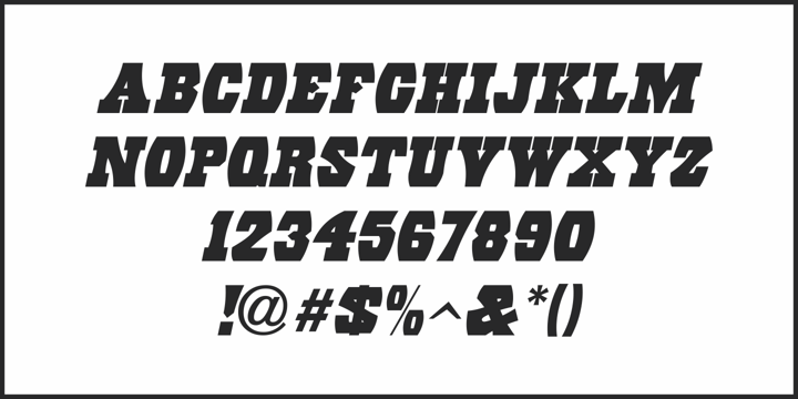 Eccentric Wood Type JNL Font Poster 5