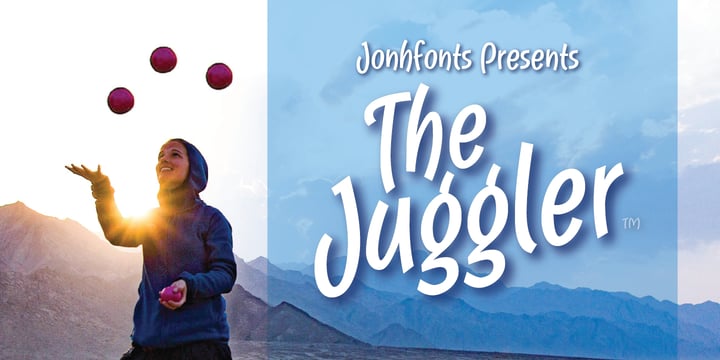 Juggler Font Poster 1