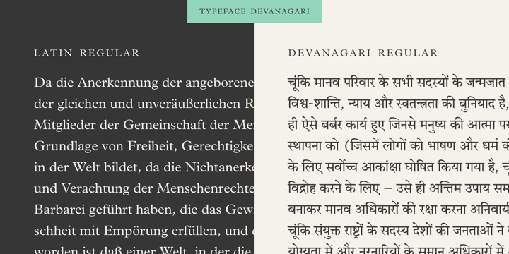 Linotype Devanagari Font Poster 4