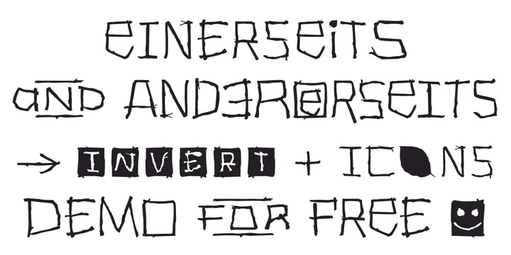 TWIGS 4 kids Font Poster 5