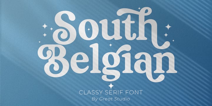 South Belgian Font Poster 1