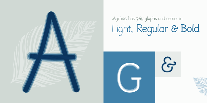 Agrave Pro Font Poster 3