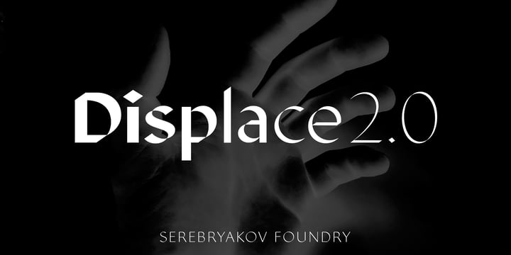 Displace 2.0 Font Poster 1