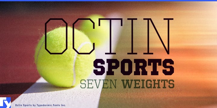 Octin Sports Font Poster 1