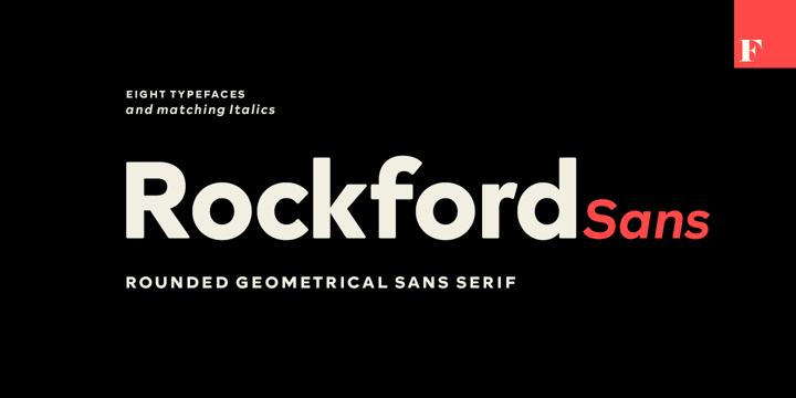 Rockford Sans Font Poster 1