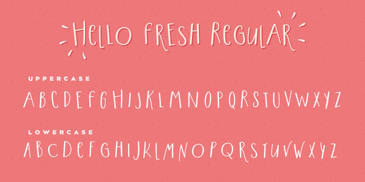 Hello Fresh Font | Webfont & Desktop | MyFonts