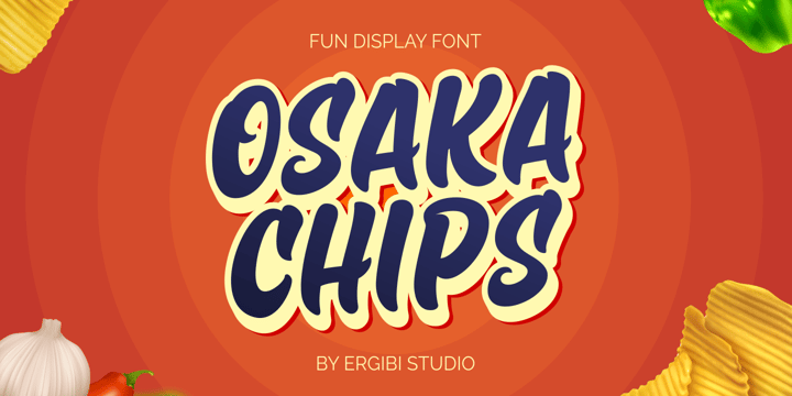 Osaka Chips Font Poster 1