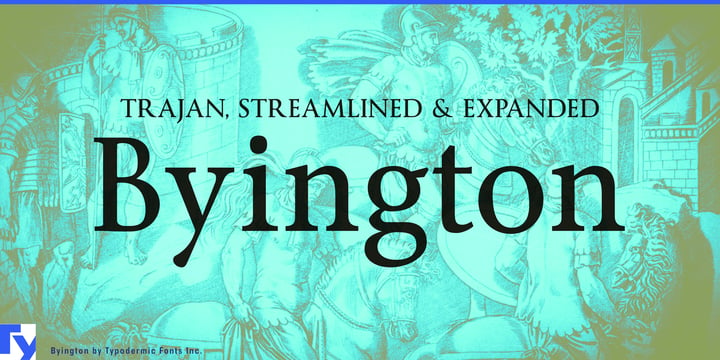 Byington Font Poster 1