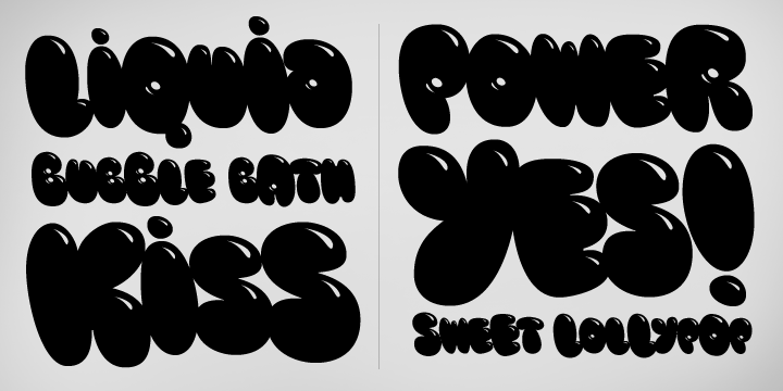 Blow Up Font Poster 2
