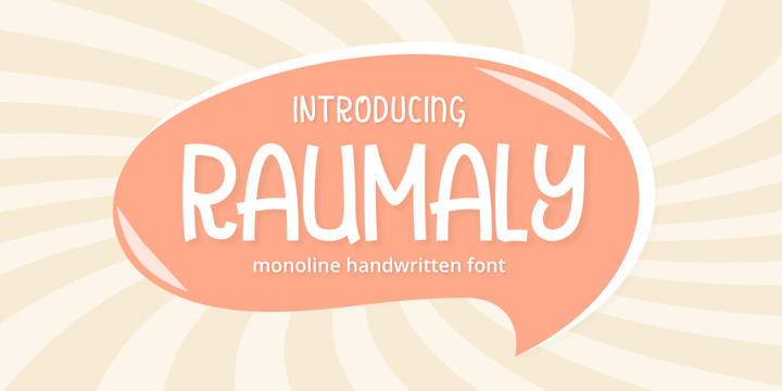 Raumaly Font Poster 1