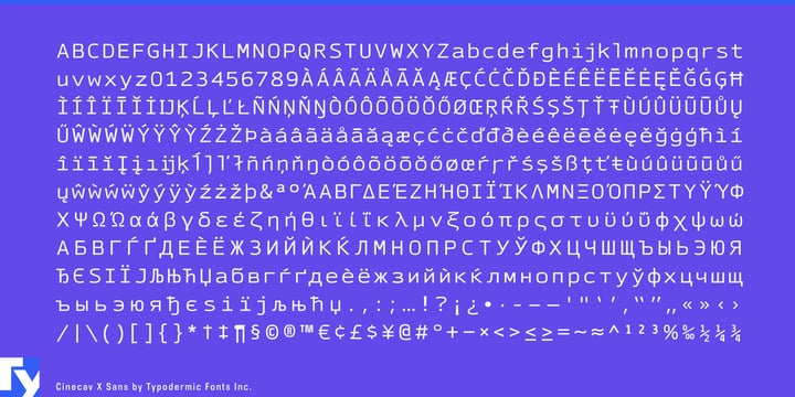 Cinecav X Webfont Desktop Font Myfonts