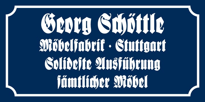 Schmale Anzeigenfraktur™