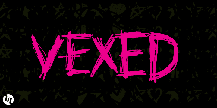 Vexed Font Poster 1