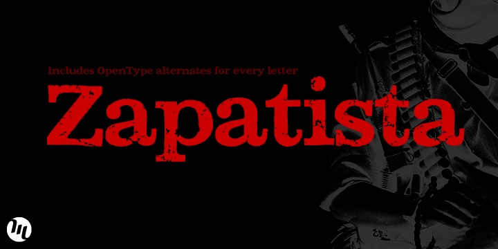 Zapatista Font Poster 1