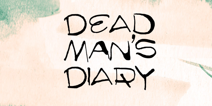 FT Dead Mans Diary Font Poster 1