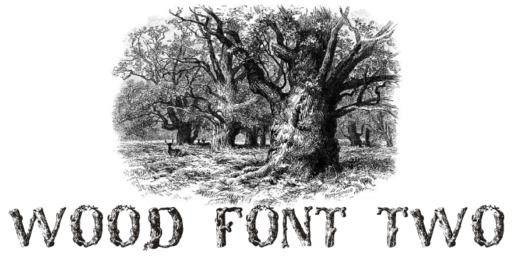 Wood Font Two