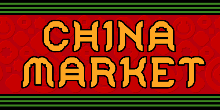 China Market Font Poster 2