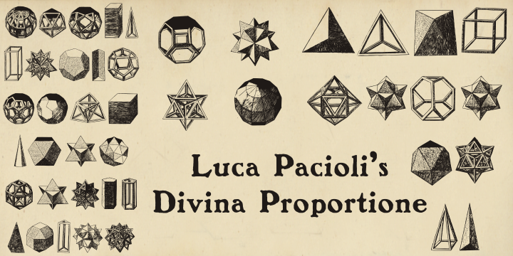 Divina Proportione Font Poster 2