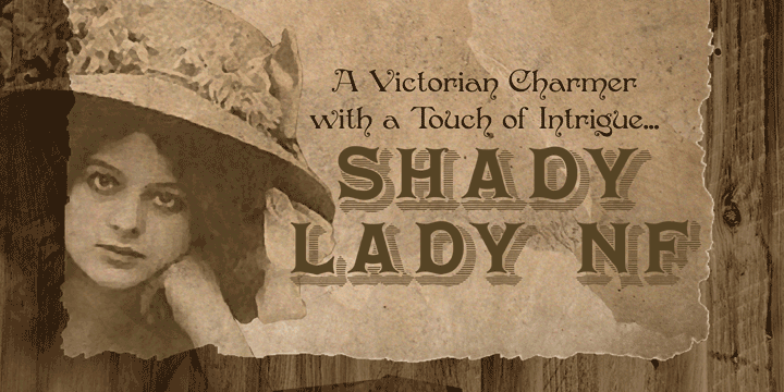 Shady Lady NF Font Poster 1