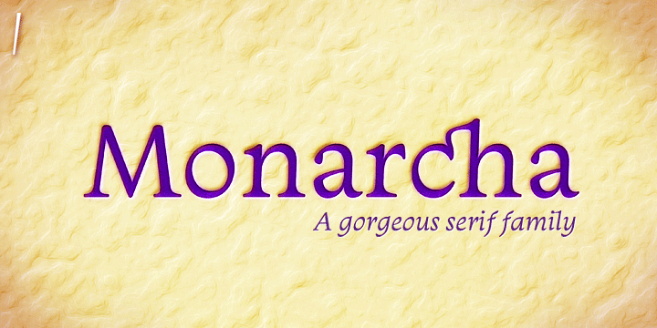 Monarcha Font Poster 1