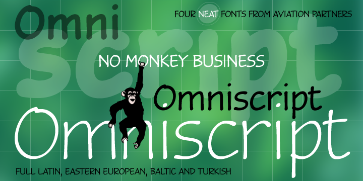 Omniscript Font Poster 1