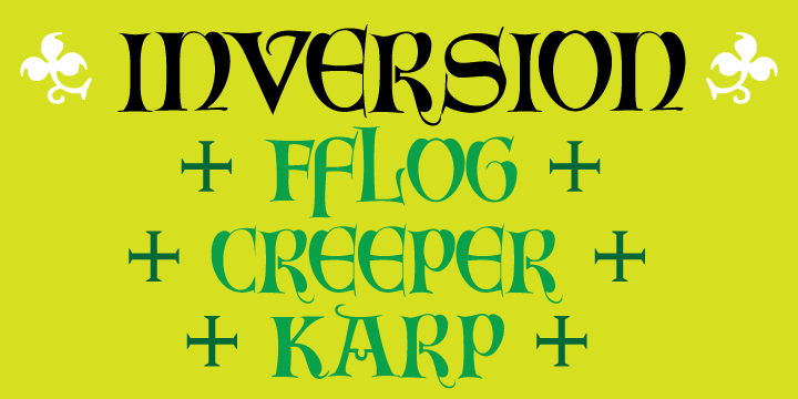 Inversion Font Poster 1