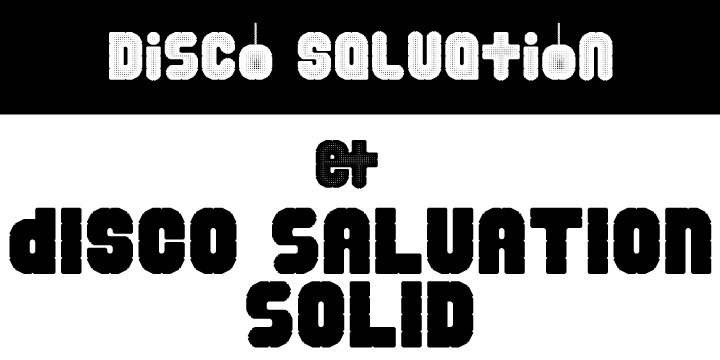 Disco Salvation Font Poster 1