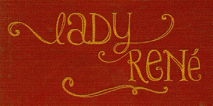 Lady Rene Font Poster 1