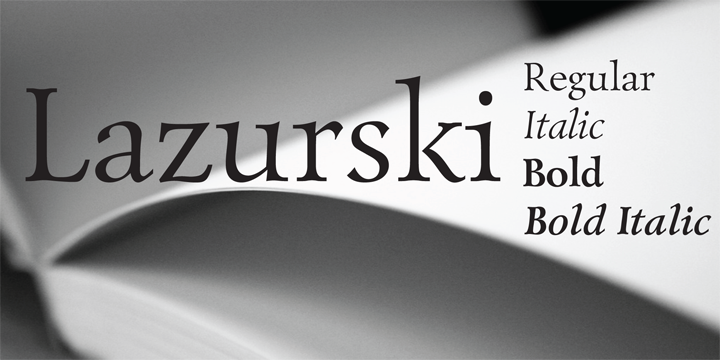 Lazurski Font Poster 1