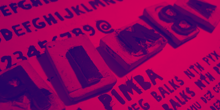 Pimba Font Poster 1