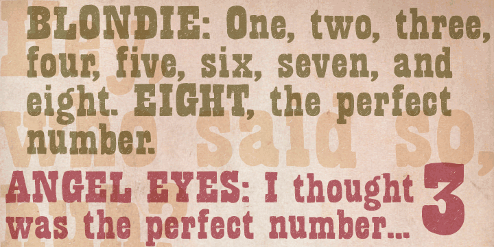 Bandoliers Font Poster 5