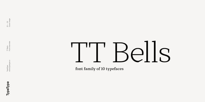 TT Bells Font Poster 1