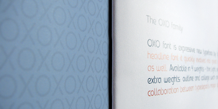 Oxo Font Poster 2