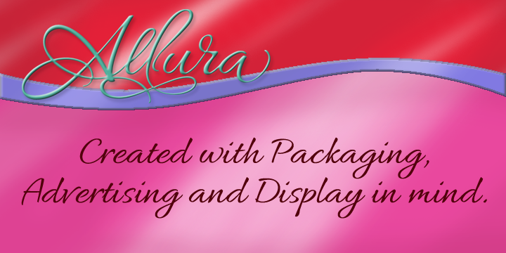 Allura Font Poster 6