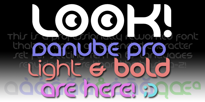 Danube Pro Font Poster 5