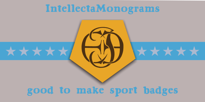 Intellecta Monograms Font Poster 41
