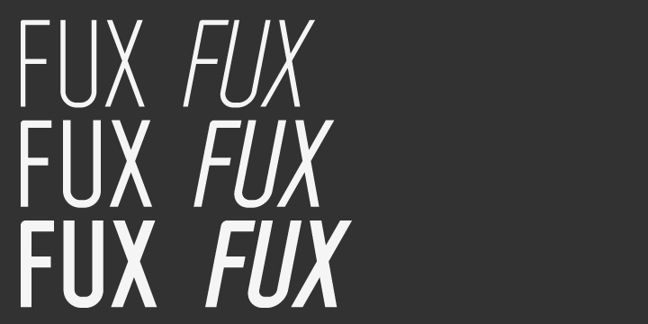 Fux Font Poster 1