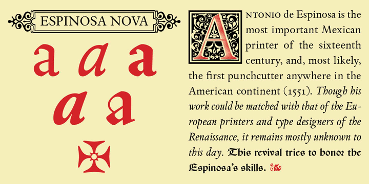 Espinosa Nova Font Poster 1