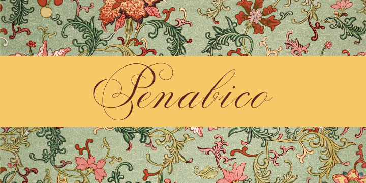 Penabico Font Poster 14