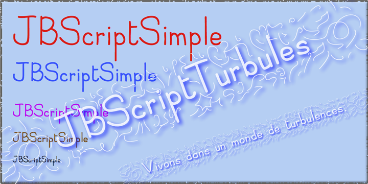 JBScript Font Poster 1