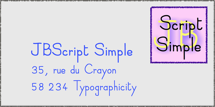 JBScript Font Poster 5